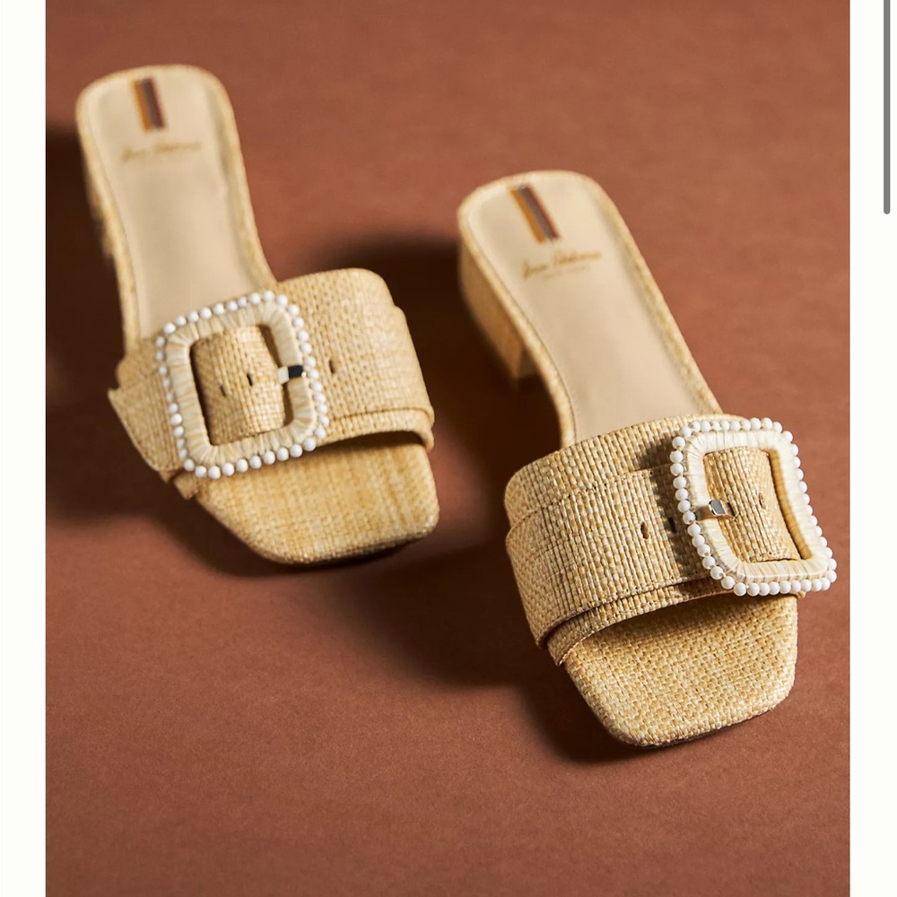 Sam Edelman Deacon beaded Woven Slides